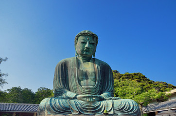 Fototapeta na wymiar 鎌倉　高徳院の鎌倉大仏