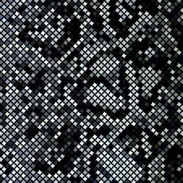 Grey mosaic imitating a snake skin. There is an option in the vector.