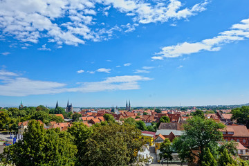 Fototapeta premium Stadtpanorama von Quedlinburg