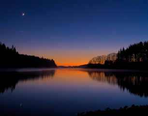 Obraz premium Blaue Stunde