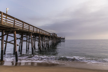 Obraz premium Side of Newport Pier