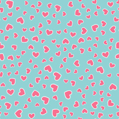 seamless pattern with hearts