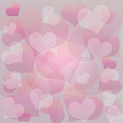 Fototapeta na wymiar Pink Valentine's background