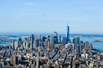 Fototapeta na wymiar Vue de l'Empire State Building 