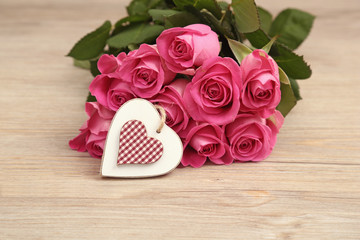 Rosenstrauss mit Herz