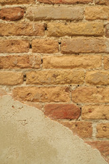 Texture Venezia muro mattoni cemento antico intonaco