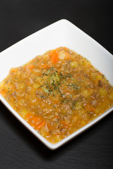 Möhren-Kartoffel-Eintopf mit Hackfleisch