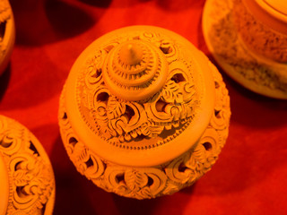 Beautiful Thai Earthenware at Koh Kred Thailand