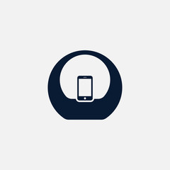 Audio sistem icon simple illustration