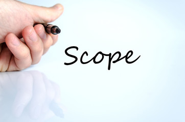 Scope text concept