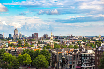 Panoramic view of Amsterdam