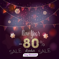 new year sale banner