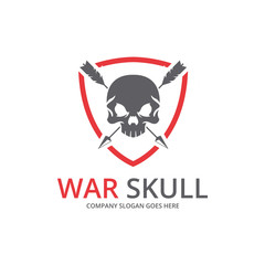 Skull logo template