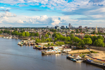 Panoramic view of Amsterdam