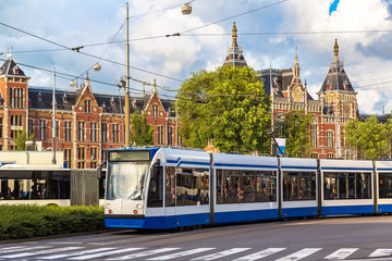City tram in Amsterdam © Sergii Figurnyi