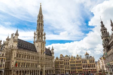 Crédence de cuisine en verre imprimé Bruxelles The Grand Place in Brussels