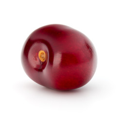 Sweet cherry berry isolated on white background cutout