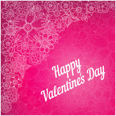 Happy valentines day and weeding design elements. Vector illustration. Hearts. Doodles and curls.