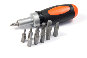 Hand tools isolated on a white background