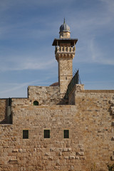Obraz premium Al-Aqsa Mosque in Jerusalem. Israel