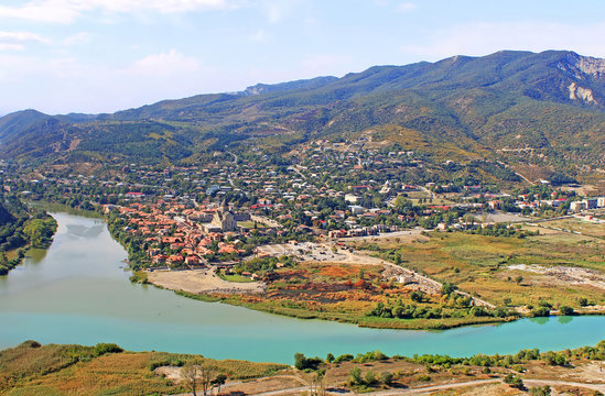 View of Mtskheta, Georgia