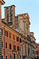 Fototapeta na wymiar Roma, Chiesa di Santa Maria in Portico in Campitelli