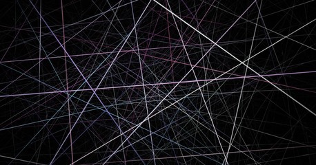 pencil lines on a black background