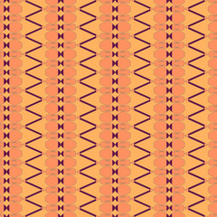 Seamless bright  vector pattern in warm colors