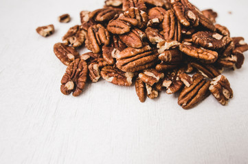 walnut half heap