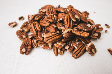 walnut half heap