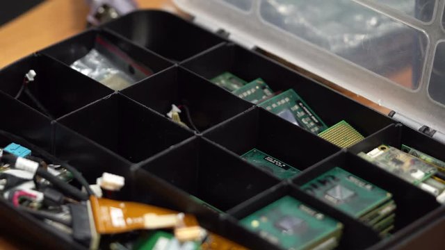 Master takes the processor out of the box for processors