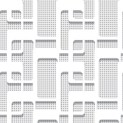 geometric abstract seamless vector pattern with volume elements