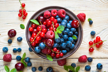 Various  summer berries