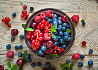 Various  summer berries