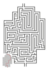 Vector Maze with Answer 29