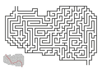 Vector Maze with Answer 33