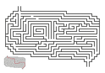 Vector Maze with Answer 37