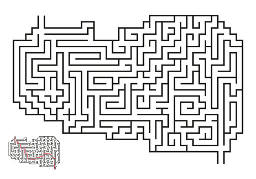 Vector Maze with Answer 33