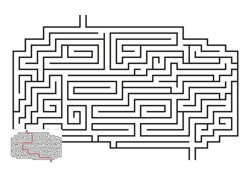 Vector Maze with Answer 35