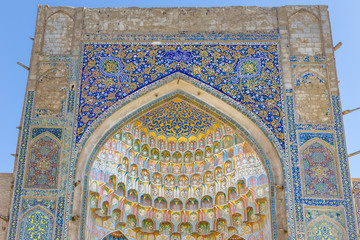 Abdul Aziz Khan Medressa in Bukhara - Buxoro, Uzbekistan