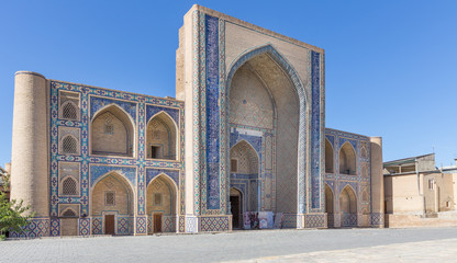 Fototapeta na wymiar Ulugbek Medressa of Bukhara, in Uzbekistan