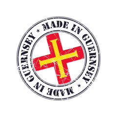 Made in Guernsey rubber stamp