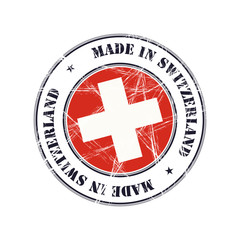 Made in Switzerland rubber stamp