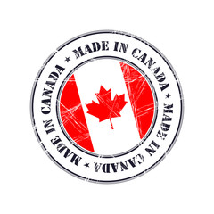 Made in Canada rubber stamp