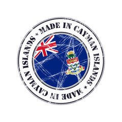 Made in Cayman Islands rubber stamp