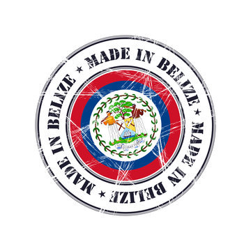 Made in Belize rubber stamp