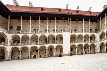 Fototapeta premium The Royal Wawel Castle, Italian palazzo in Krakow