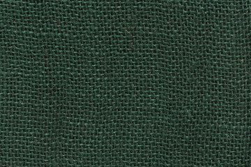Green texture background, sackloth.