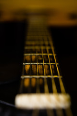 Fototapeta premium worn guitar neck