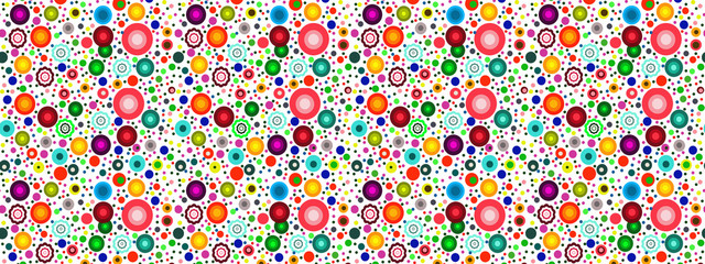 banner cerchi colorati